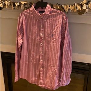 Pink Polo Button Down